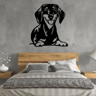 🐶Dřevěný obraz jezevčíka na zeď, ale i jiné pejsky najdete na našem eshopu lauru.cz